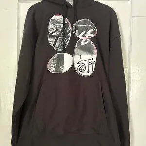 ★送料・関税込★STUSSY★David Carson Vespa Hoodie★Black★ ☆人気☆【Stussy】☆David Carson Vespa Hoodie☆Black